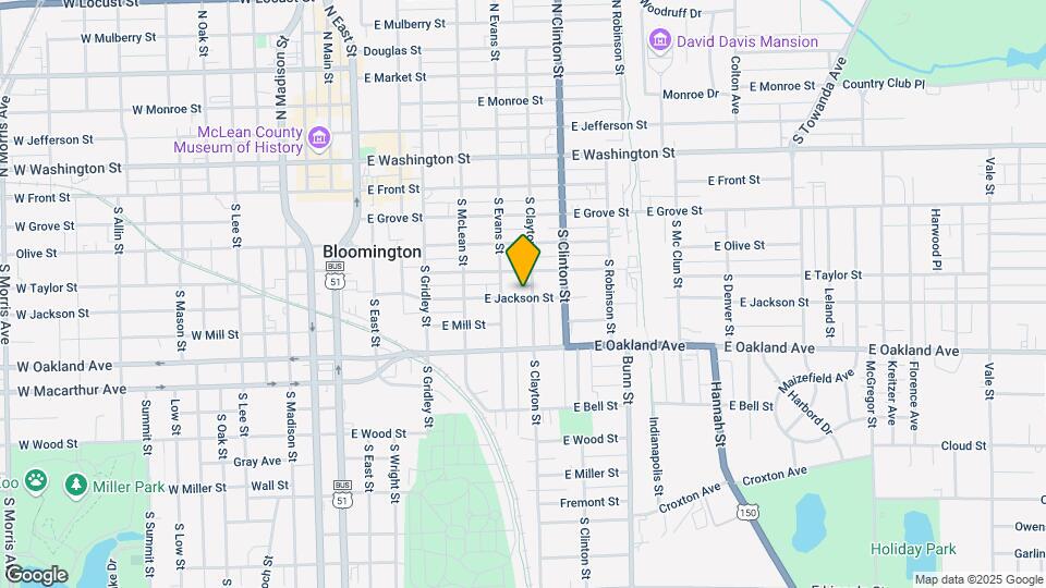 608 E Jackson St Mapa y Detalles de la Ubicación