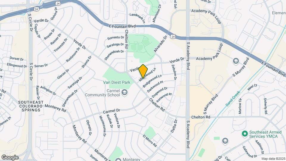 3435 Mosswood Ln Map and Location Details