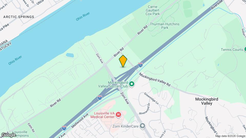 1031 Zorn Ave Map and Location Details