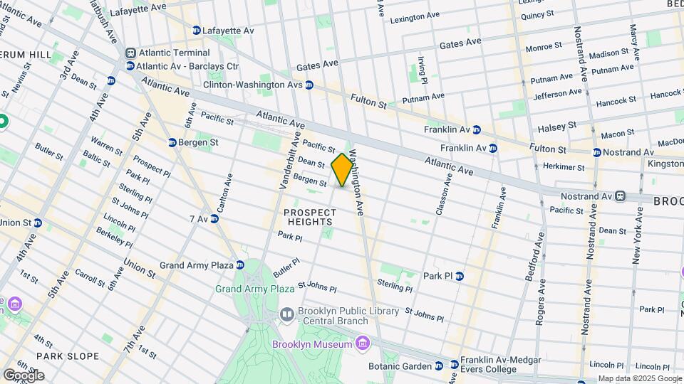 720 Bergen St Map and Location Details