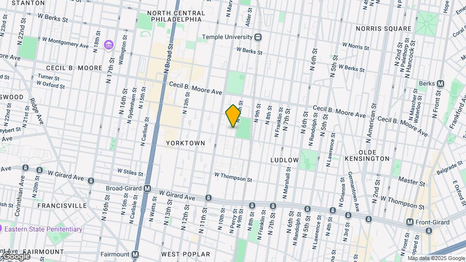 1516 N 10th St Map and Location Details