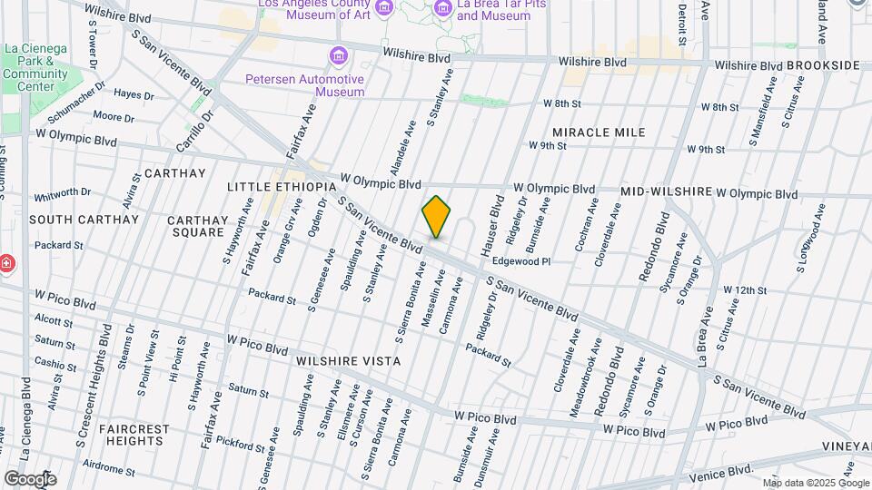 5719-5723 San Vicente Blvd Map and Location Details