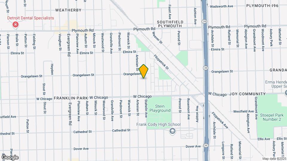 9617 Stahelin Ave Map and Location Details