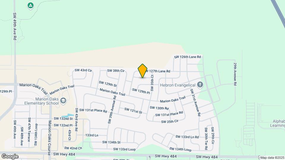 3650 SW 128th Pl Map and Location Details