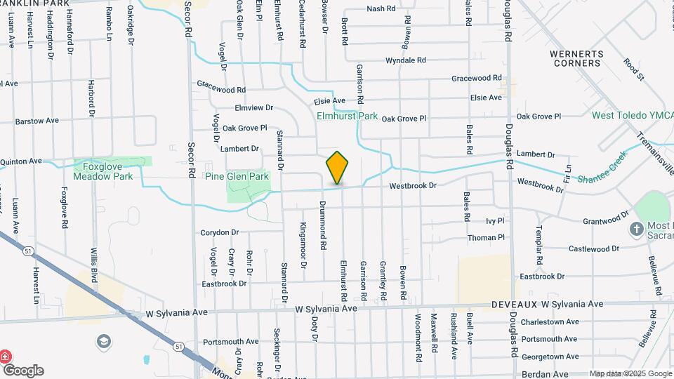 4327 Elmhurst Rd Map and Location Details