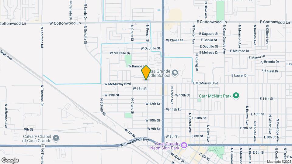 504 W McMurray Blvd Map and Location Details