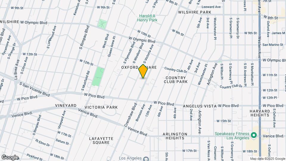 1187 Crenshaw Blvd Map and Location Details