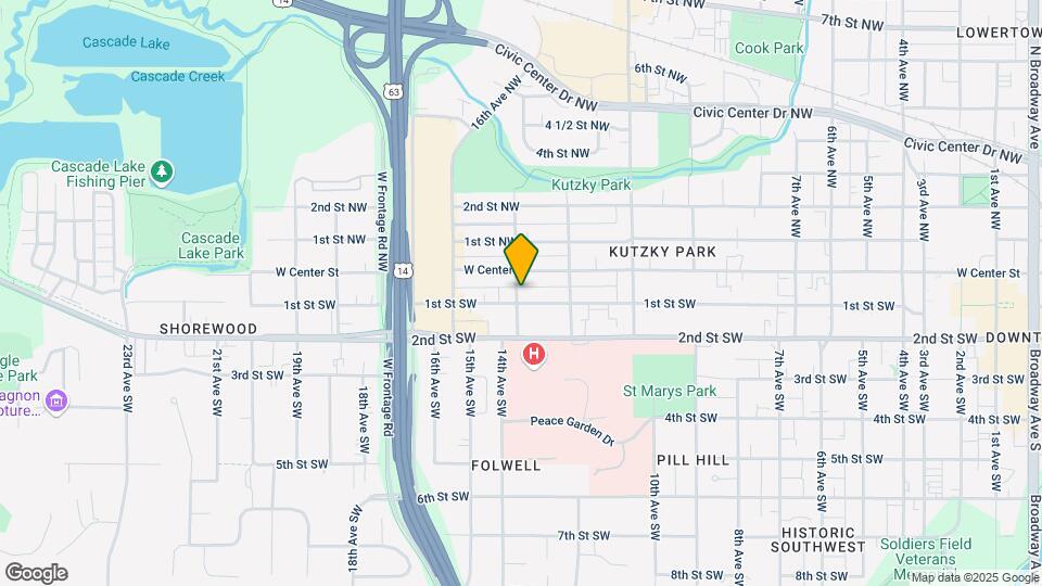 1243 1st St SW Map and Location Details