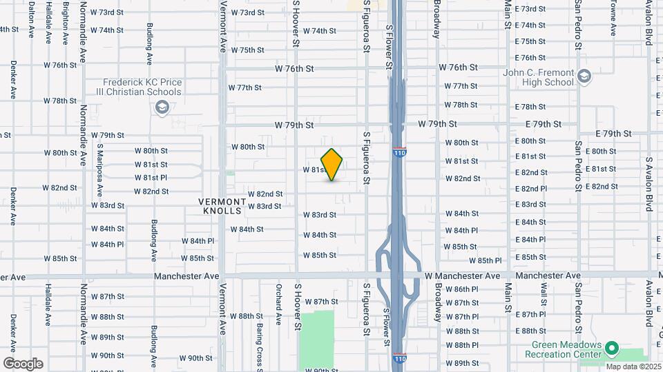 621 W 82nd St Map and Location Details