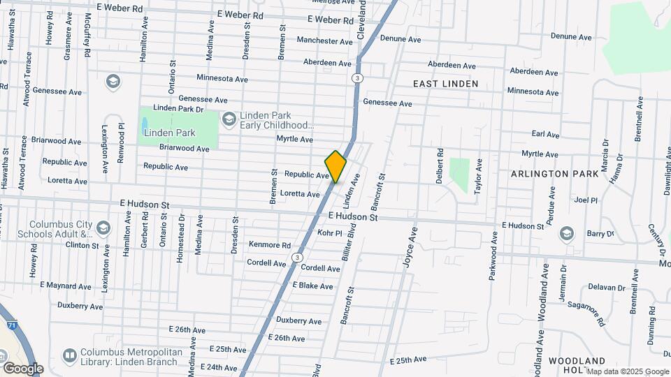 2338-2346 Cleveland Ave Mapa y Detalles de la Ubicación