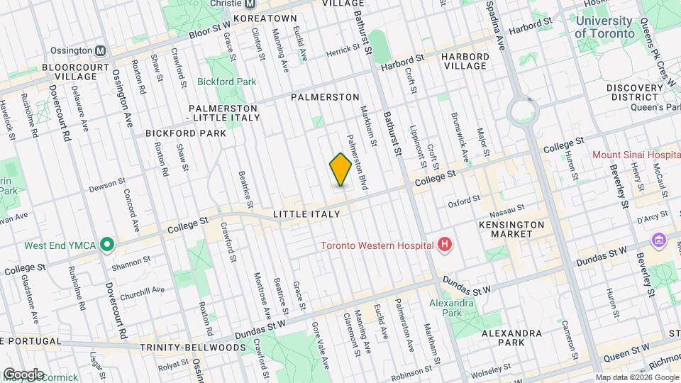 400 Euclid Ave Map and Location Details