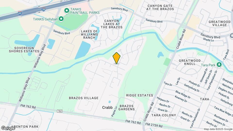603 Brazos Trace Dr Map and Location Details