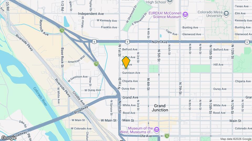 140 Gunnison Ave Map and Location Details
