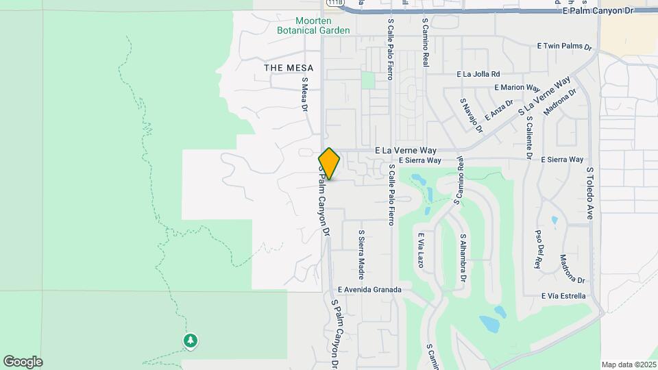 2160 S Palm Canyon Dr Map and Location Details