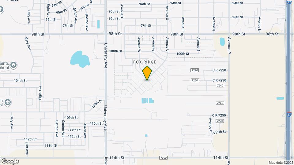 10327 Avenue X Map and Location Details