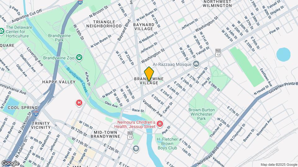 2218 Tatnall St Map and Location Details