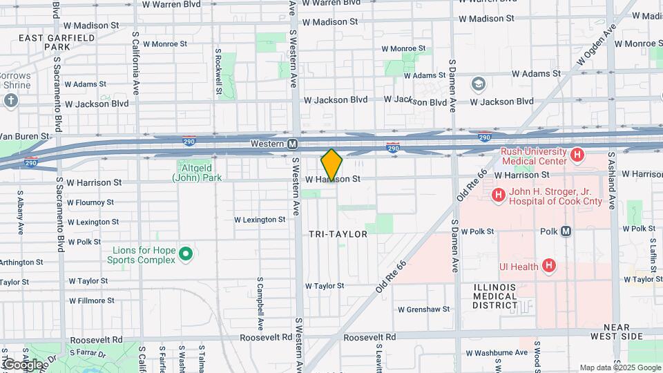 608 S Oakley Blvd Map and Location Details
