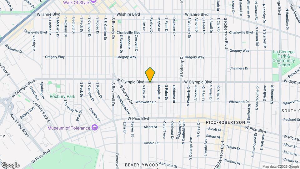 9300 W Olympic Blvd Map and Location Details