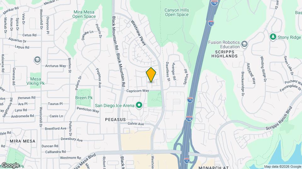 9574 Capricorn Way Map and Location Details