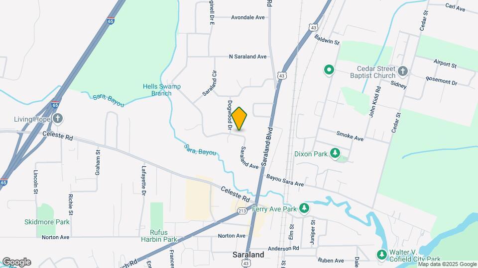 306 Saraland Ave Map and Location Details