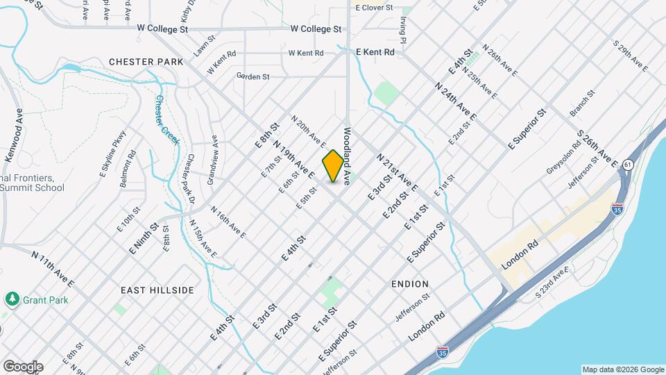 414 N 19th Ave E Map and Location Details