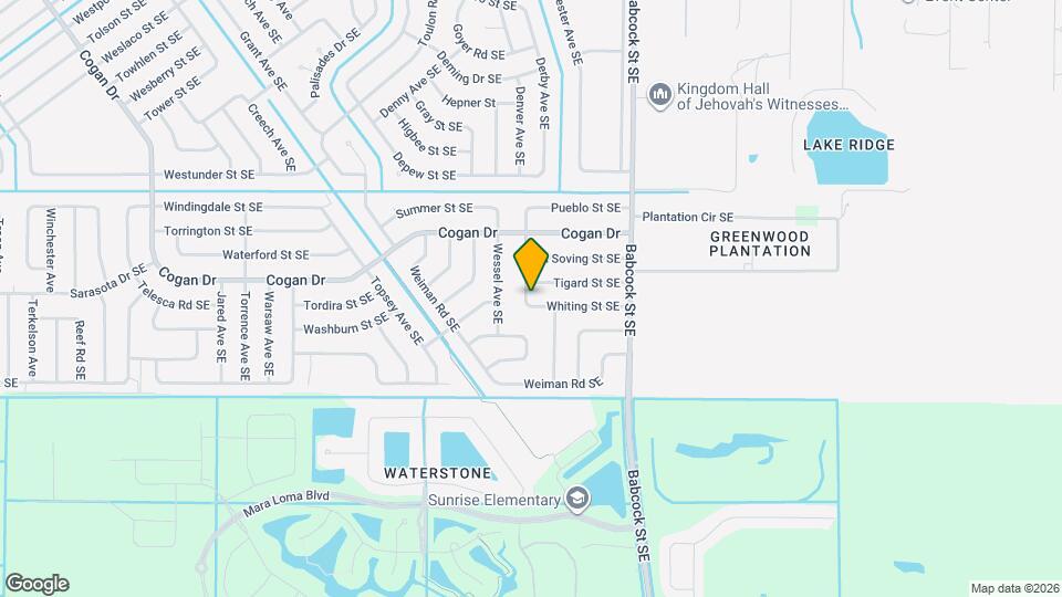 1609 Whiting St SE Map and Location Details