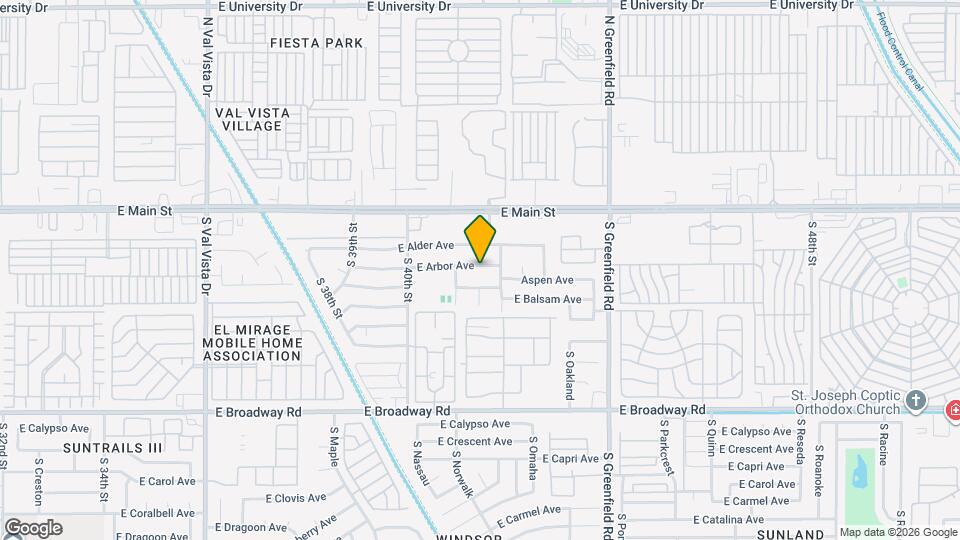 4135 E Arbor Ave Map and Location Details