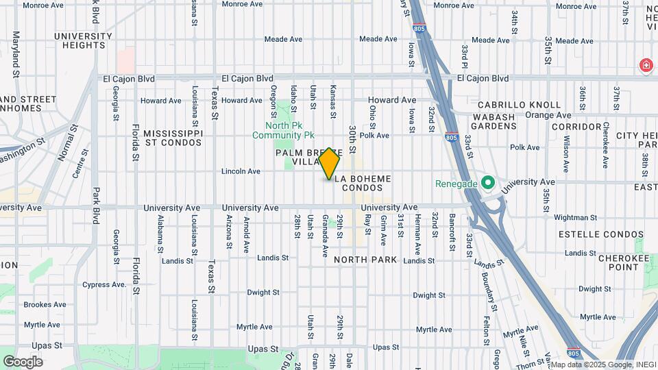 3960 Kansas St Mapa y Detalles de la Ubicación