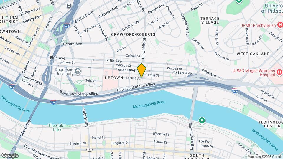 1812 Locust St, Unit #2 Map and Location Details