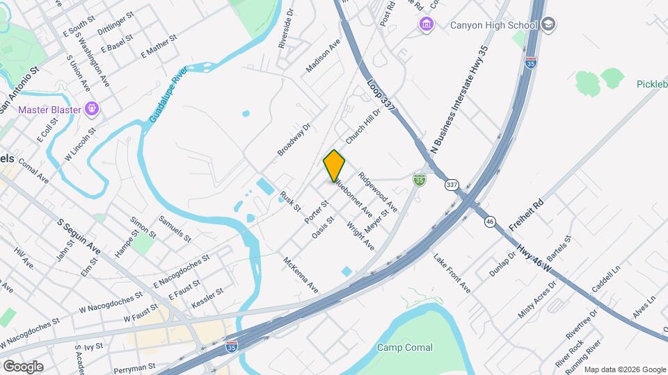 875 Porter St Map and Location Details