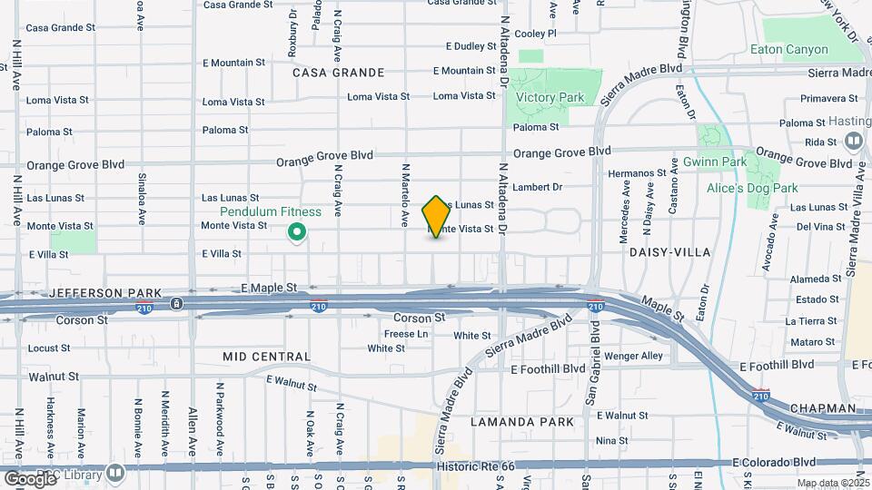 2359 E Villa St Map and Location Details