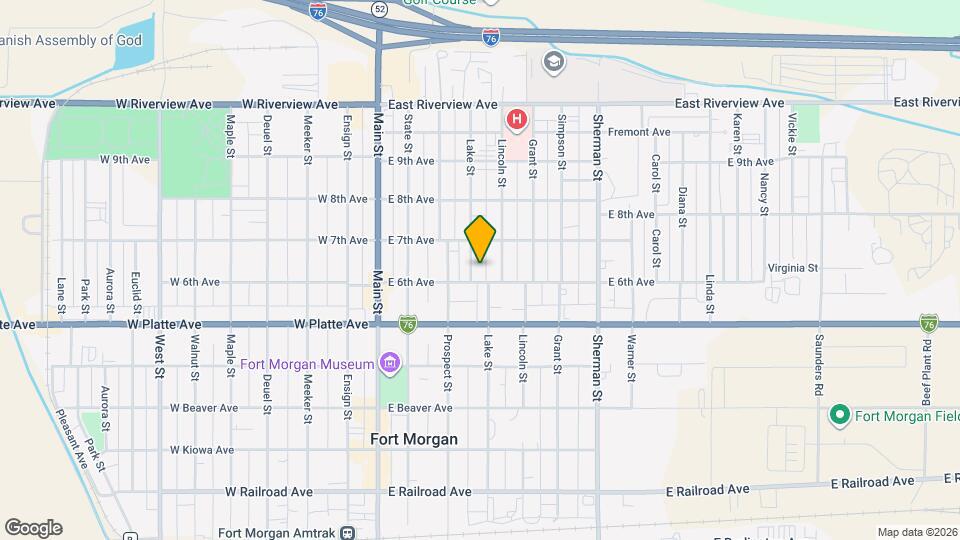 712 Lake St Map and Location Details
