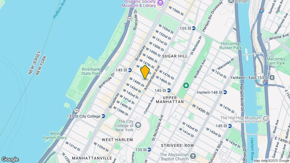 502-504 W 145th St Mapa y Detalles de la Ubicación