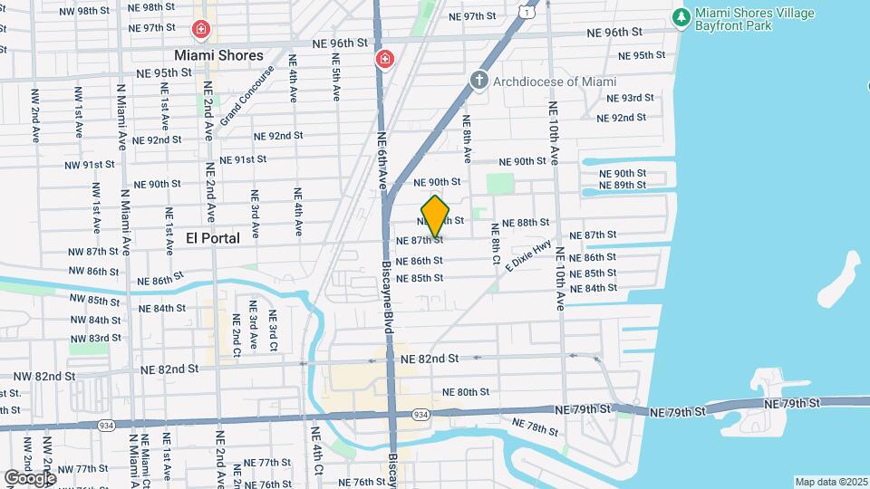 710 NE 87th St Mapa y Detalles de la Ubicación
