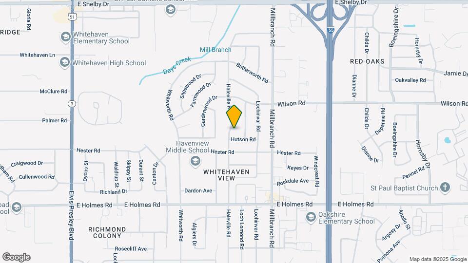 5010 Haleville Rd Map and Location Details