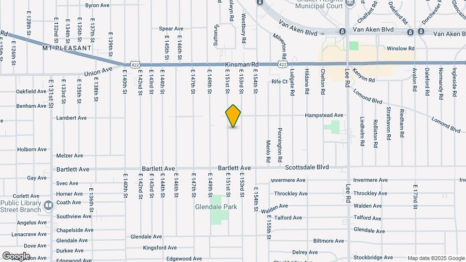 3657 E 151st St Map and Location Details