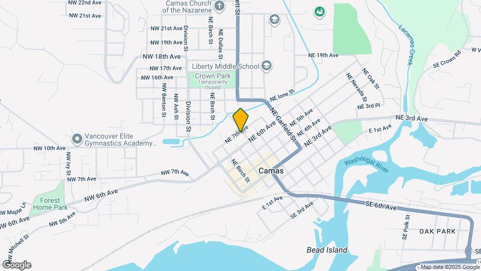 641 NE Dallas St Map and Location Details