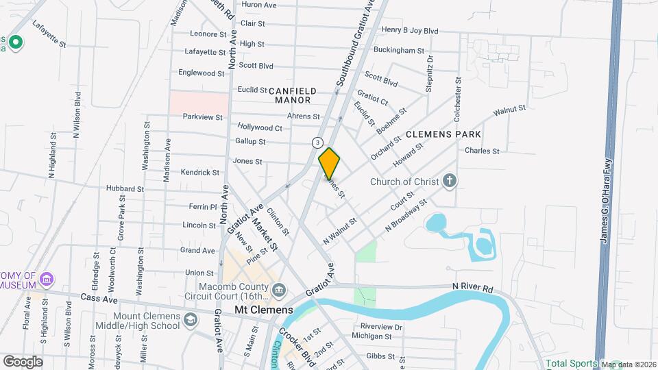 125 Jones St Map and Location Details