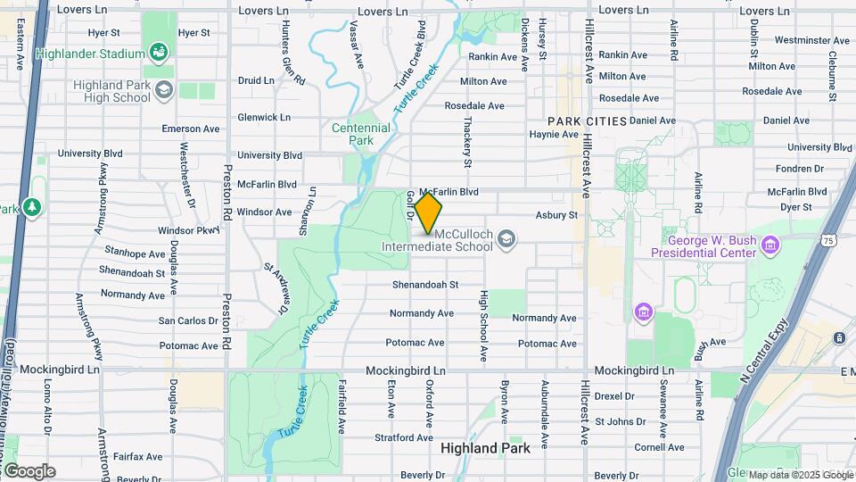 3721 Granada Ave Map and Location Details