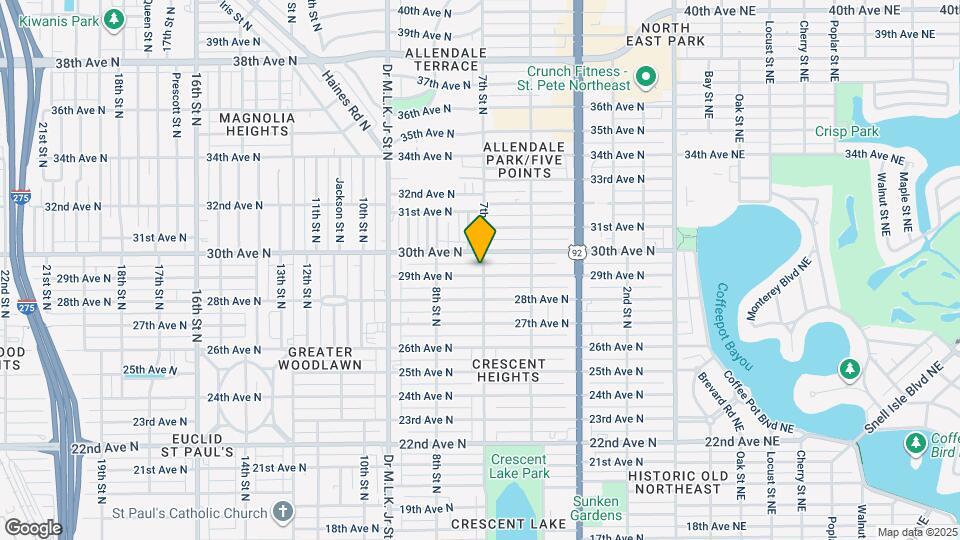 701 29th Ave N Map and Location Details