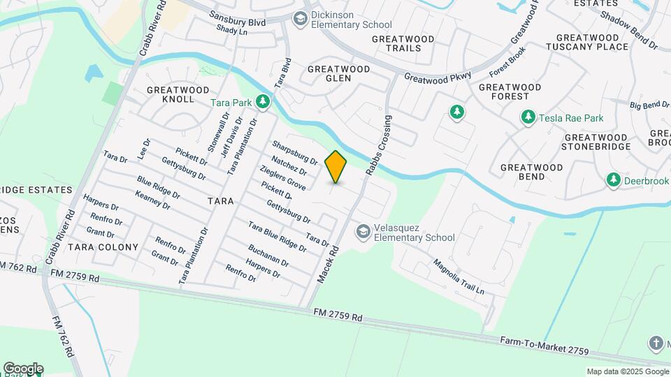 7302 Maple Run Dr Map and Location Details