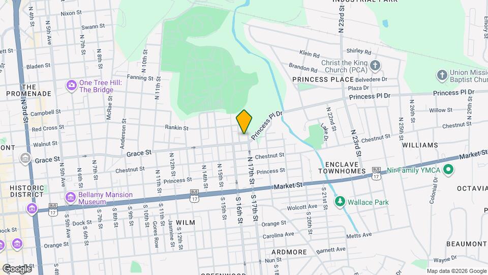 1617 Grace St Map and Location Details