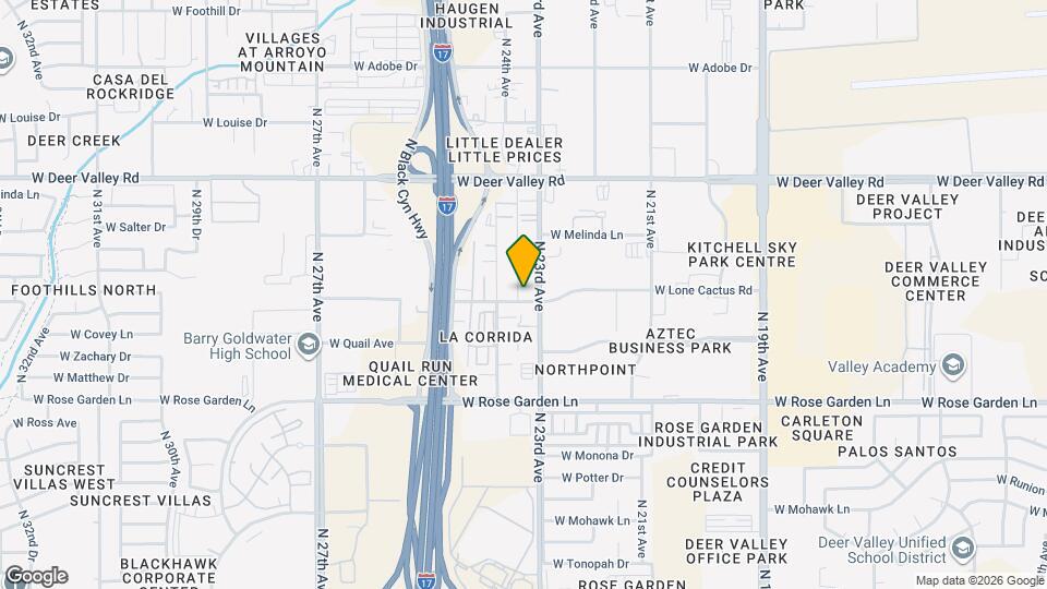 2324 W Lone Cactus Dr, Unit 11 Map and Location Details