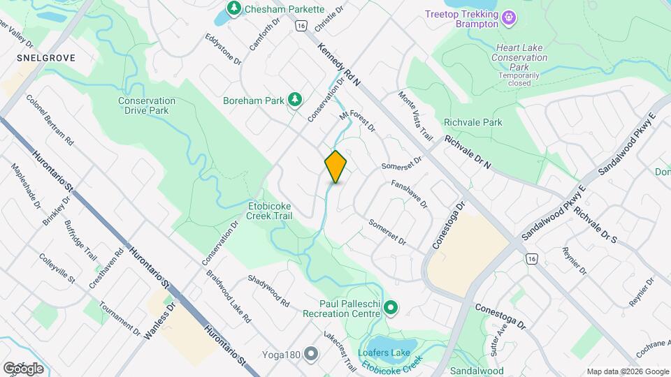 36 Blueridge Square Map and Location Details