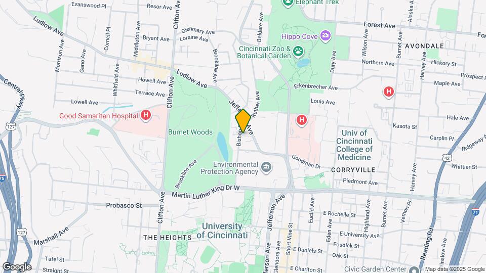 3222 Bishop St Map and Location Details