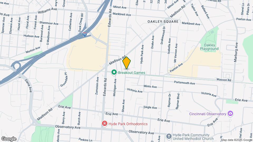 3701-3703 Woodland Ave Map and Location Details
