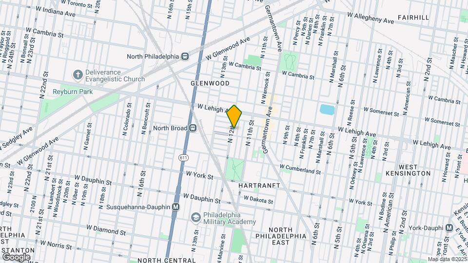2611 N 12th St, Unit 2 - B1 Map and Location Details