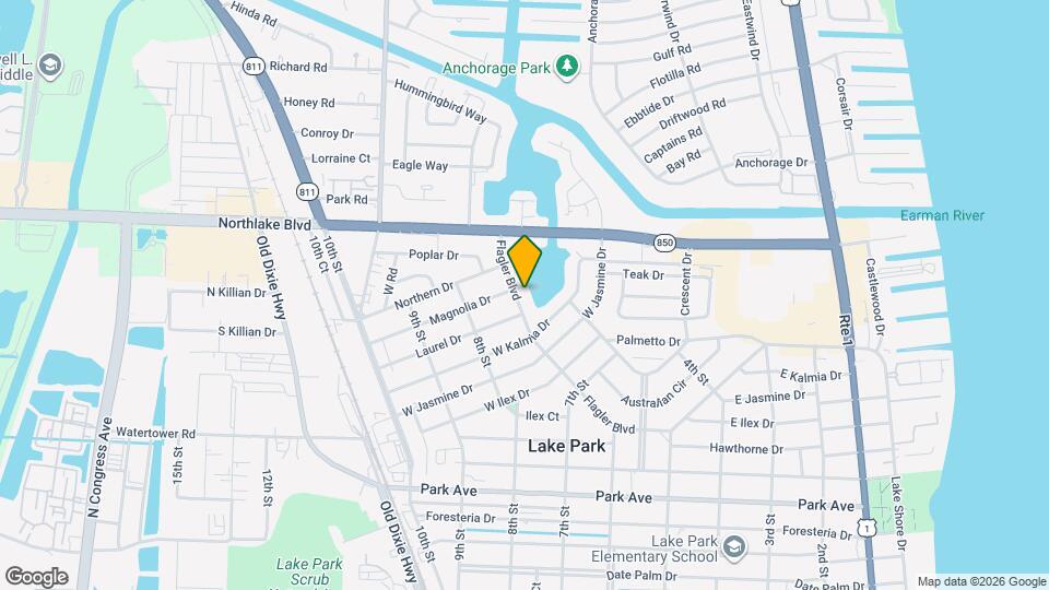 1431 Flagler Blvd Map and Location Details