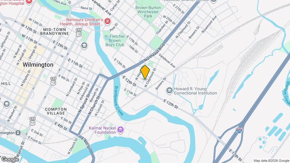 1242 Forrest St Map and Location Details