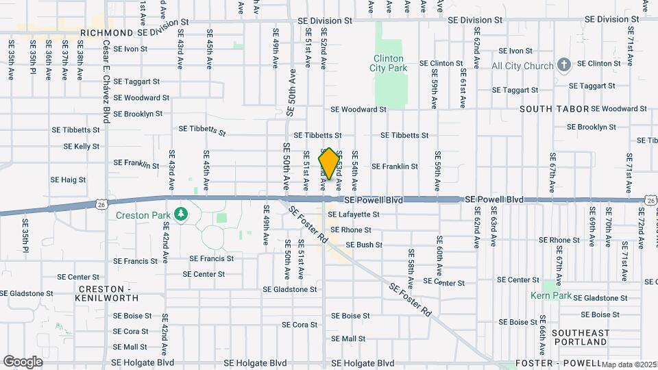 3424 SE 52ND Ave Mapa y Detalles de la Ubicación